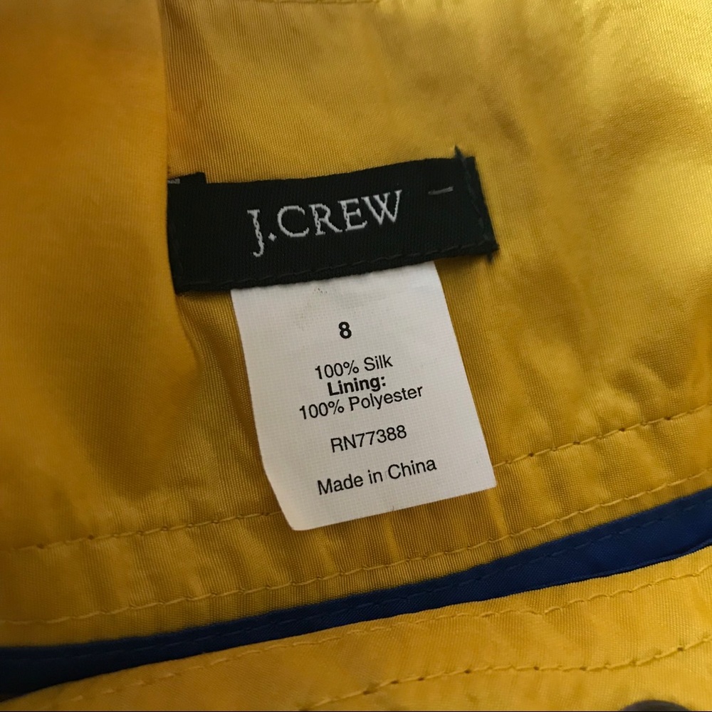 J. Crew black label  100% silk skirt sz 8 - Picture 5 of 8